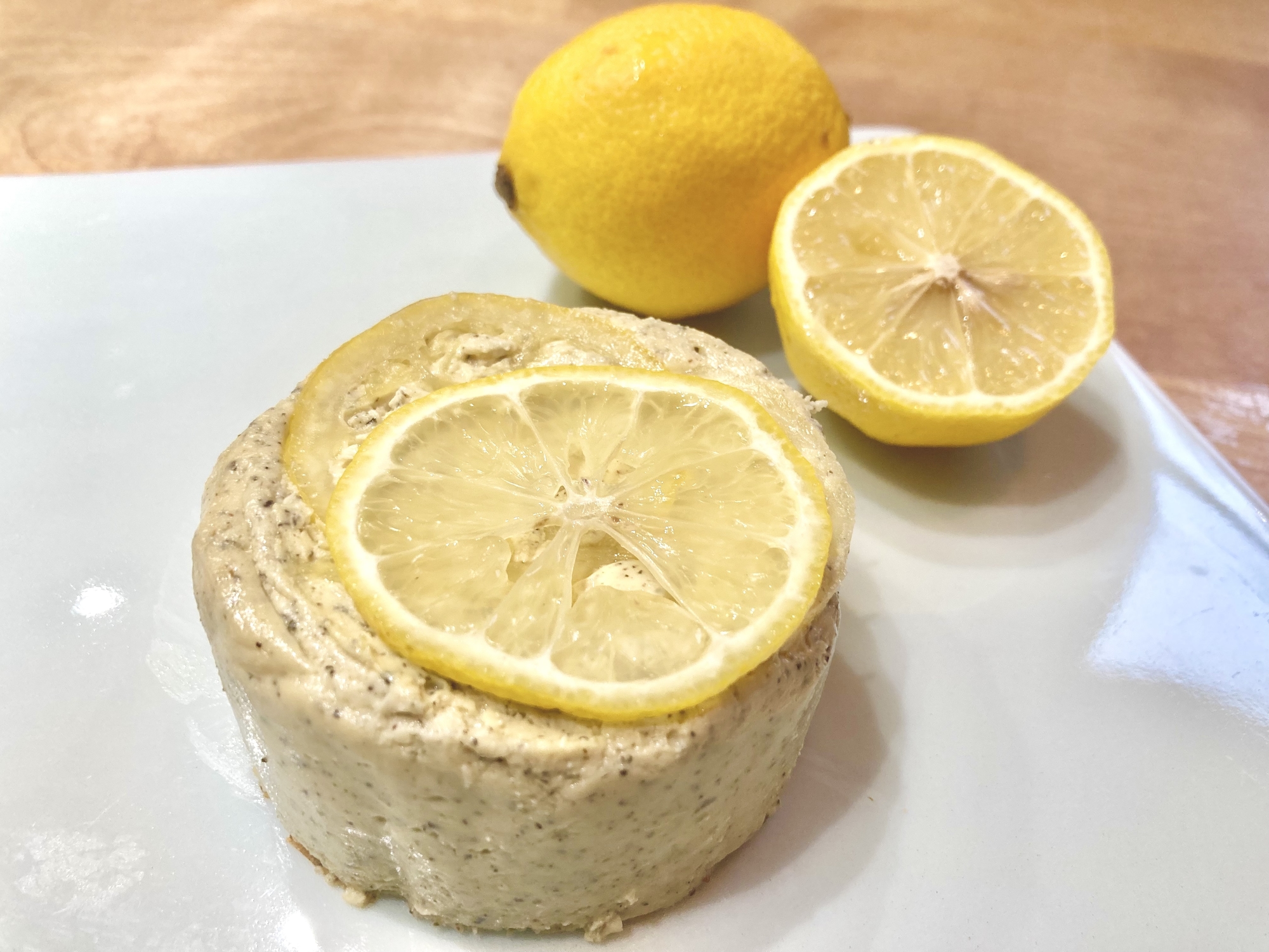 加賀棒茶とはちみつレモンのチーズケーキ🍋