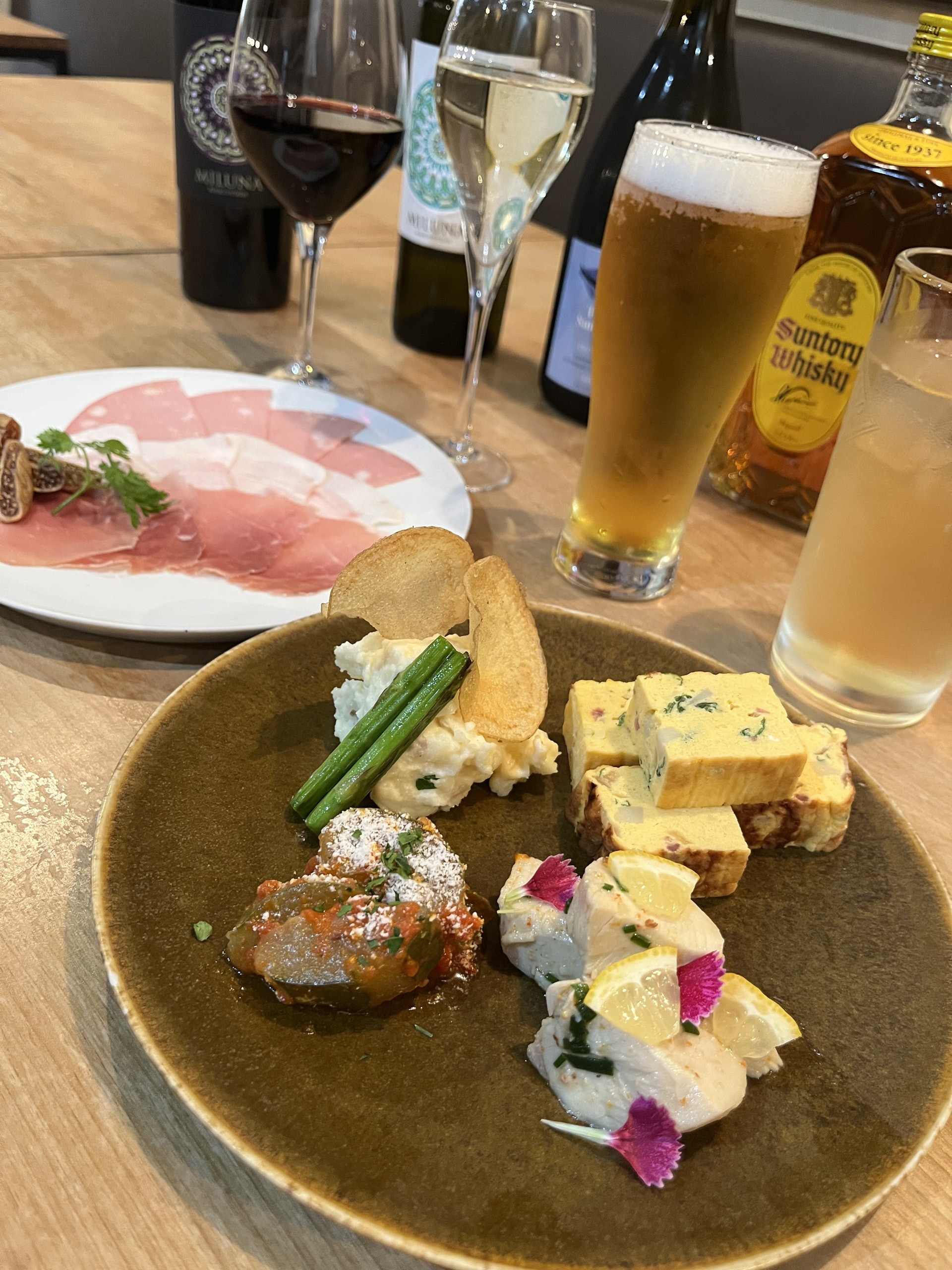 乾杯ドリンク付きのお得な前菜セットが新登場🤤